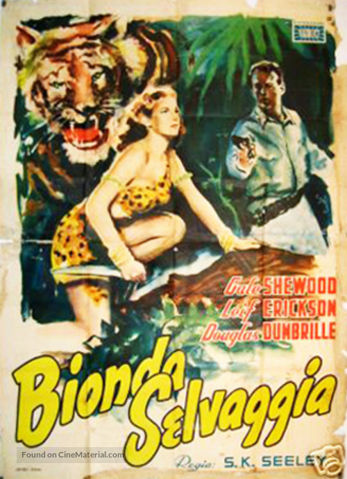 Blonde Savage - Italian Movie Poster