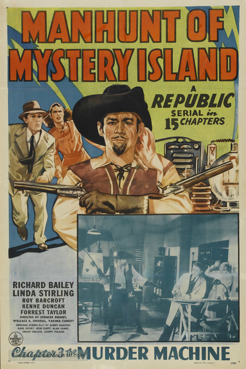 Manhunt of Mystery Island - Movie Poster