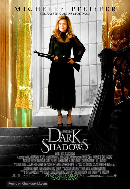 Dark Shadows - British Movie Poster