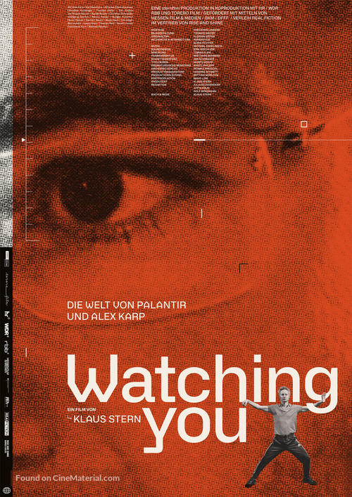 Watching you - Die Welt von Palantir und Alex Karp - German Movie Poster