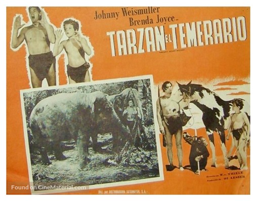 Tarzan&#039;s Desert Mystery - Spanish Movie Poster