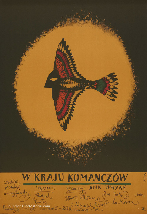 The Comancheros - Polish Movie Poster