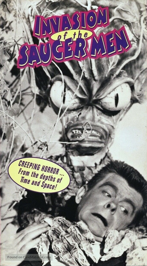 Invasion of the Saucer Men - VHS movie cover