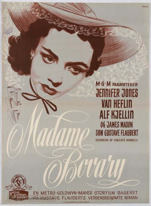 Madame Bovary - Danish Movie Poster