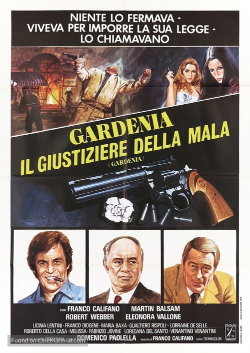 Gardenia, il giustiziere della mala - Italian Movie Poster