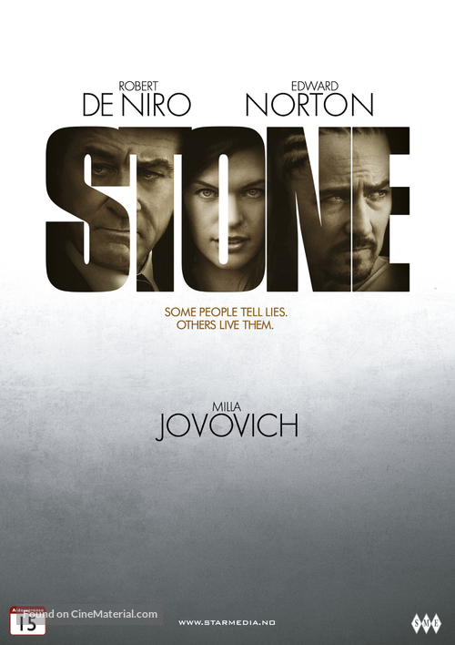 Stone - Norwegian DVD movie cover