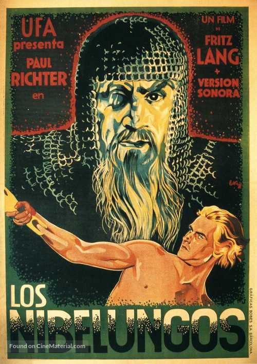 Die Nibelungen: Siegfried - Spanish Movie Poster