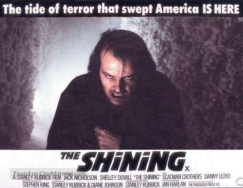 The Shining - British Movie Poster
