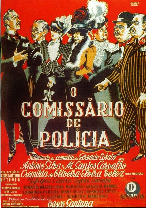 O Comiss&aacute;rio de Pol&iacute;cia - Portuguese Movie Poster