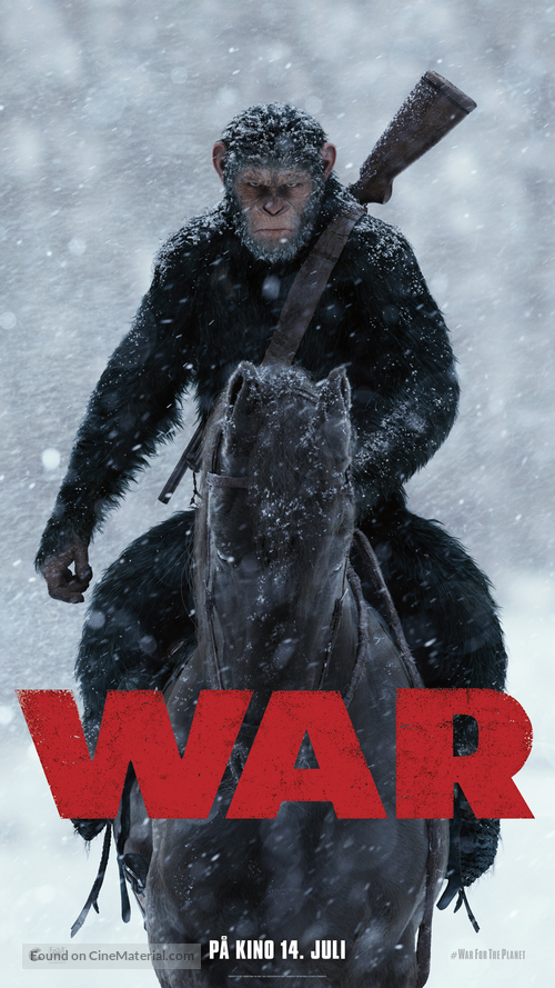 War for the Planet of the Apes - Norwegian Movie Poster