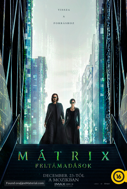 The Matrix Resurrections - Hungarian Movie Poster