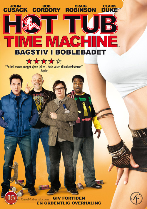 Hot Tub Time Machine - Danish Movie Cover