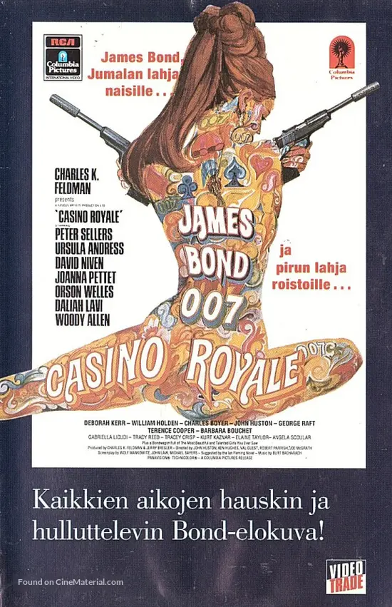 Casino Royale - Finnish VHS movie cover