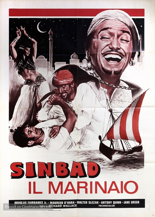 Sinbad the Sailor - Italian Movie Poster