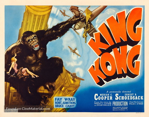 King Kong - Re-release movie poster