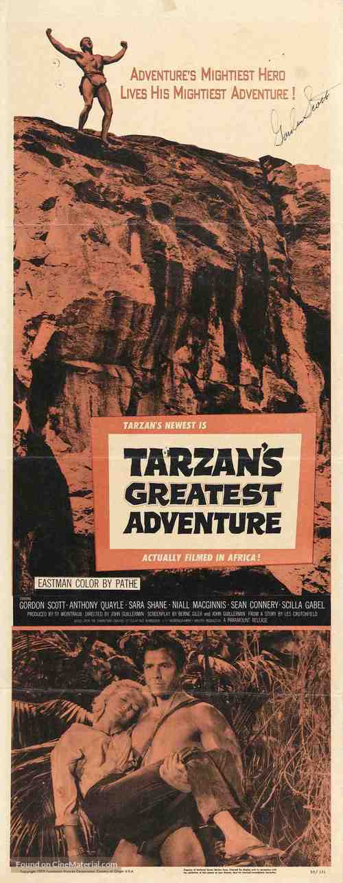 Tarzan&#039;s Greatest Adventure - Movie Poster