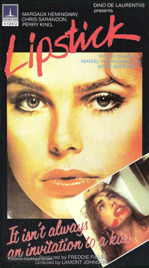 Lipstick - Dutch VHS movie cover