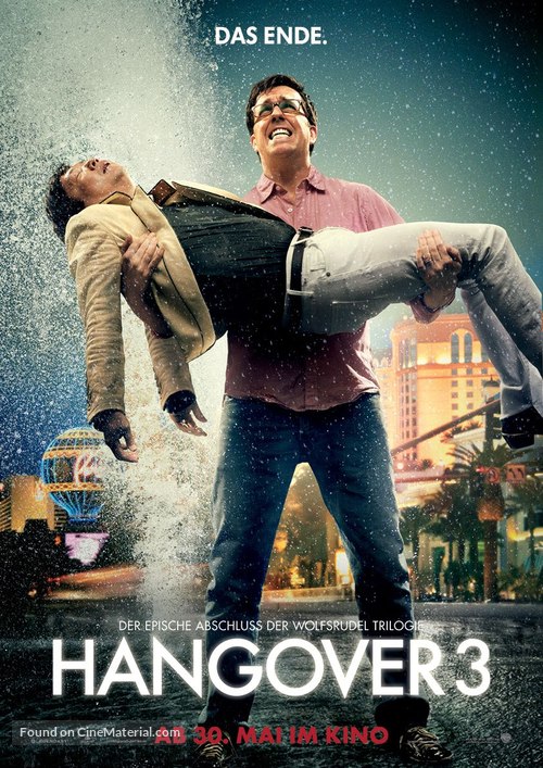The Hangover Part III - German Movie Poster
