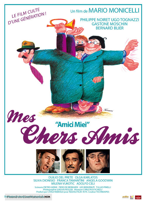 Amici miei - French Re-release movie poster