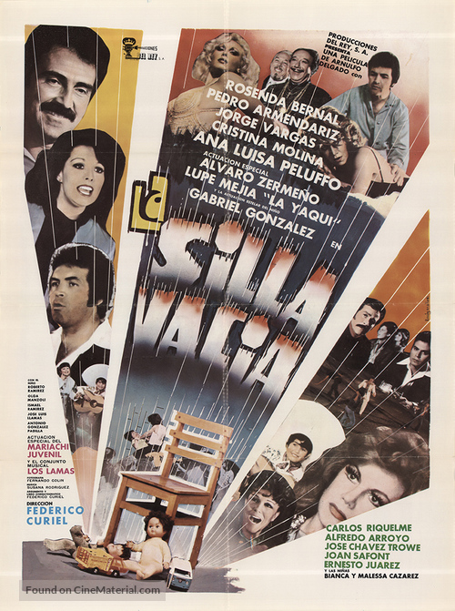 La silla vac&iacute;a - Mexican Movie Poster