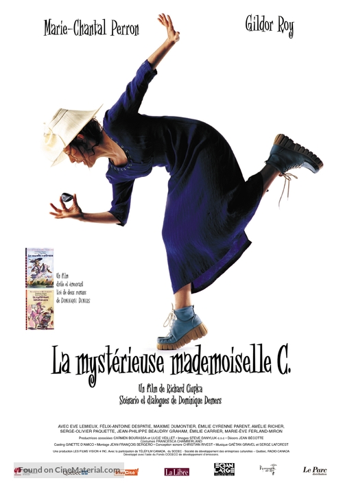 Myst&eacute;rieuse mademoiselle C., La - Belgian Movie Poster