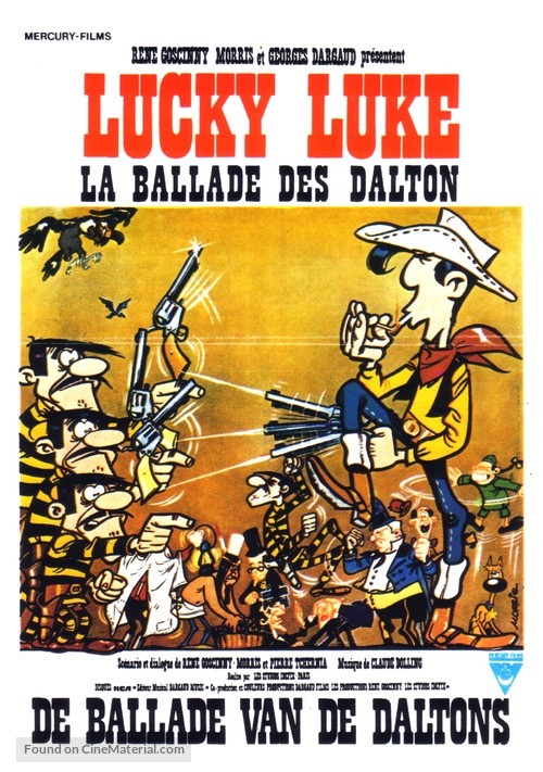 La ballade des Dalton - Belgian Movie Poster