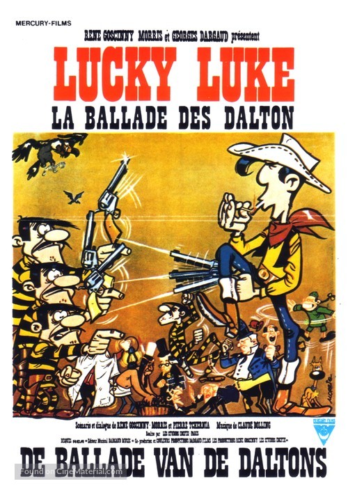 La ballade des Dalton - Belgian Movie Poster