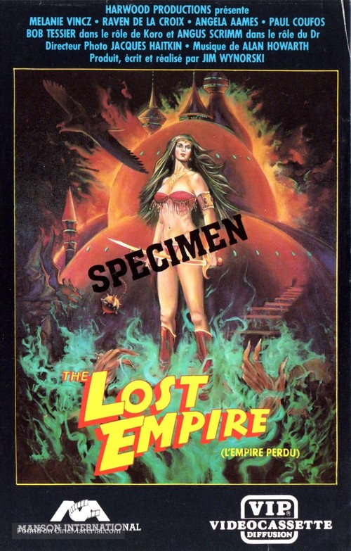 The Lost Empire - French VHS movie cover