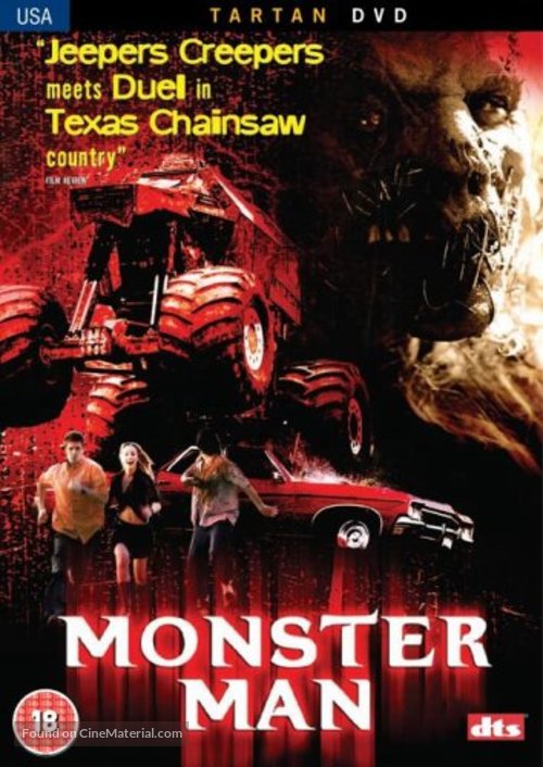 Monster Man - British DVD movie cover