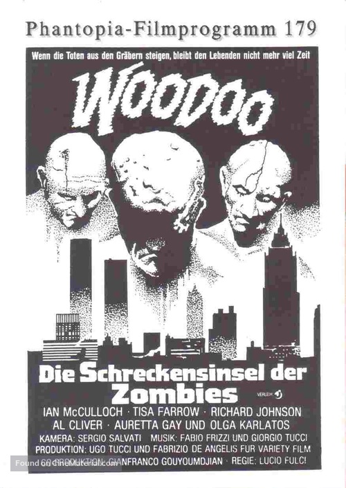 Zombi 2 - German poster
