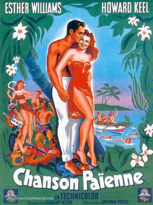 Pagan Love Song - French Movie Poster