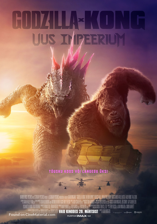 Godzilla x Kong: The New Empire - Estonian Movie Poster