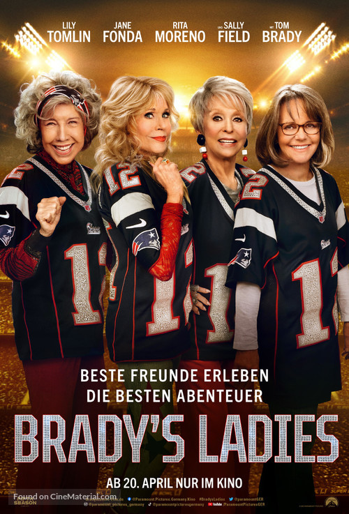 80 for Brady - German Movie Poster