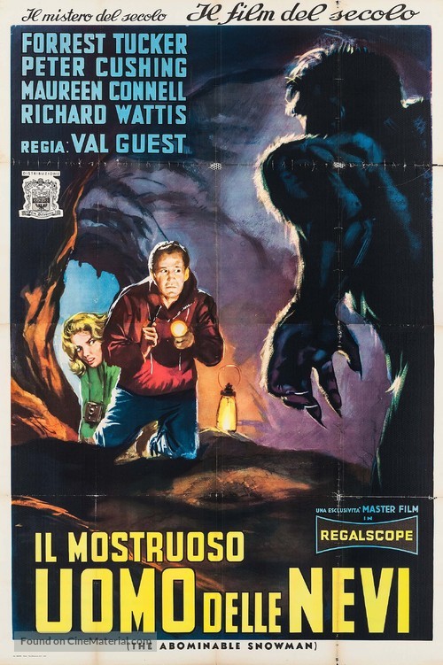 The Abominable Snowman - Italian Movie Poster