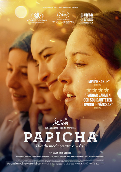 Papicha - Swedish Movie Poster