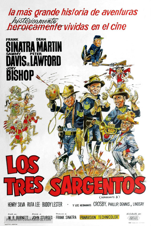 Sergeants 3 - Argentinian Movie Poster