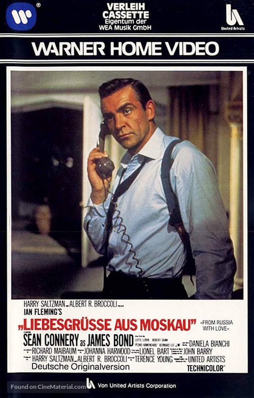 From Russia with Love - German VHS movie cover