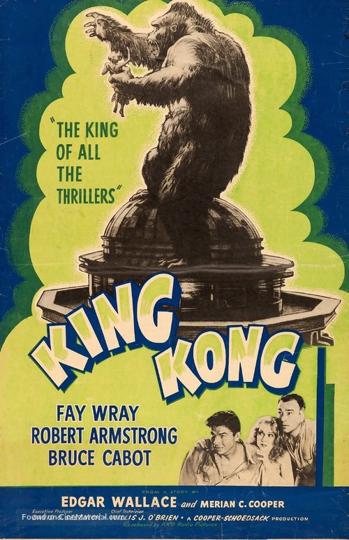 King Kong - Re-release movie poster