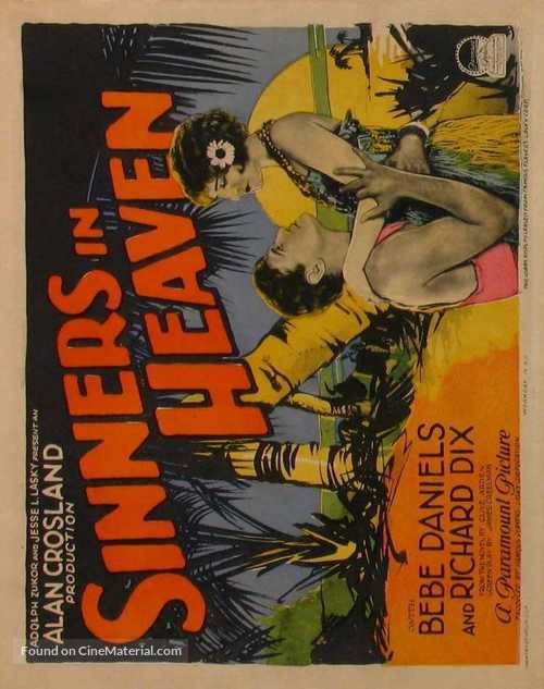 Sinners in Heaven - British Movie Poster