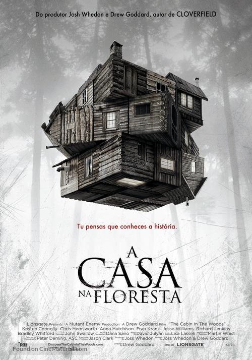 The Cabin in the Woods - Portuguese Movie Poster