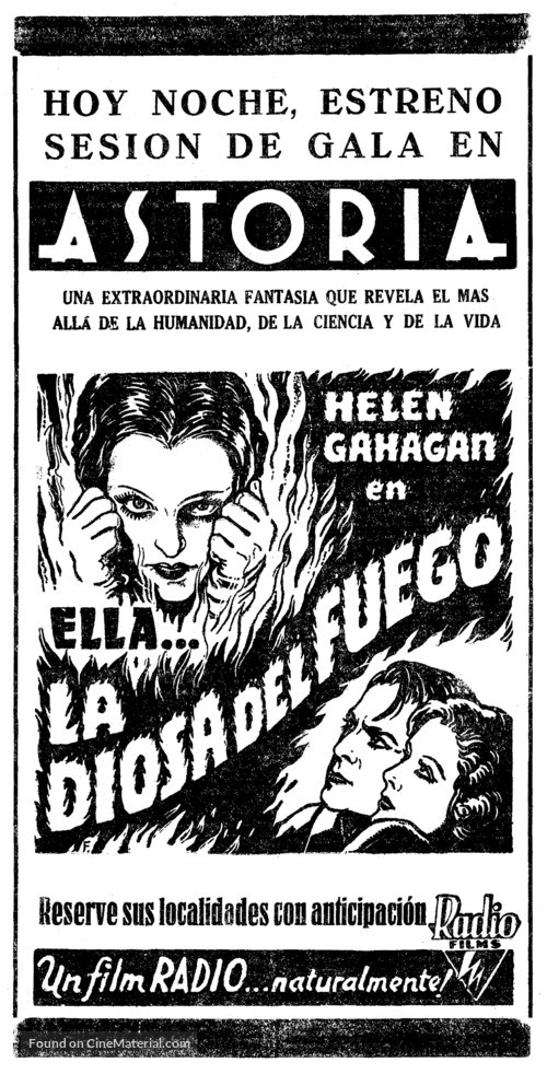 She - Spanish poster