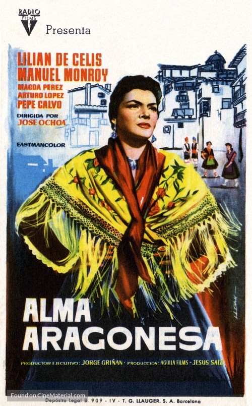 Alma aragonesa - Spanish Movie Poster