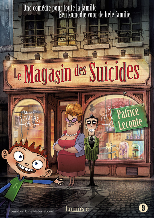 Le magasin des suicides - Belgian DVD movie cover