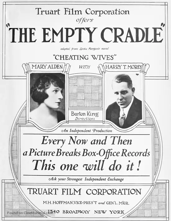 The Empty Cradle (1923) movie poster