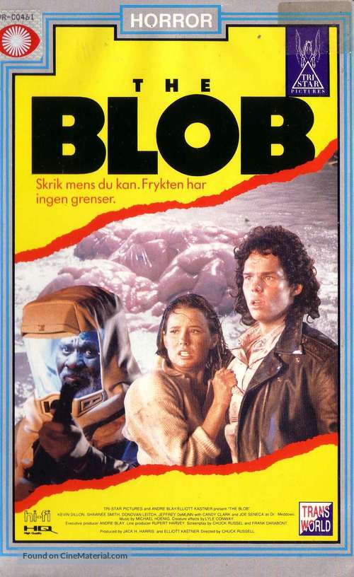 The Blob - Norwegian VHS movie cover