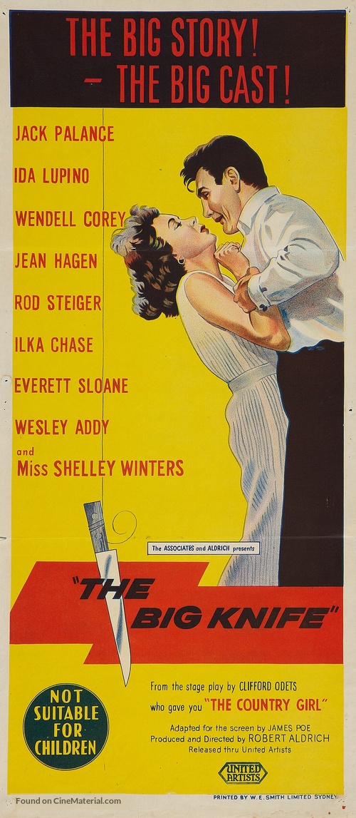 The Big Knife - Australian Movie Poster