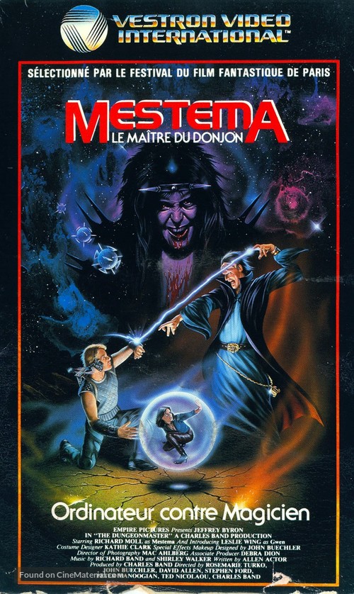 The Dungeonmaster - French VHS movie cover