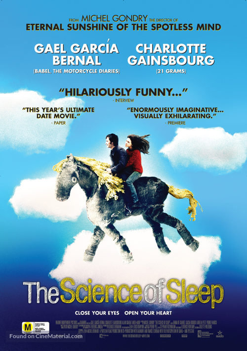 La science des r&ecirc;ves - New Zealand Movie Poster