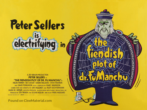 The Fiendish Plot of Dr. Fu Manchu - British Movie Poster