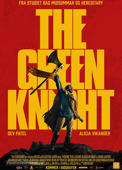 The Green Knight - Danish Movie Poster
